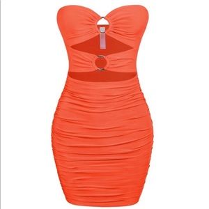 Orange dress